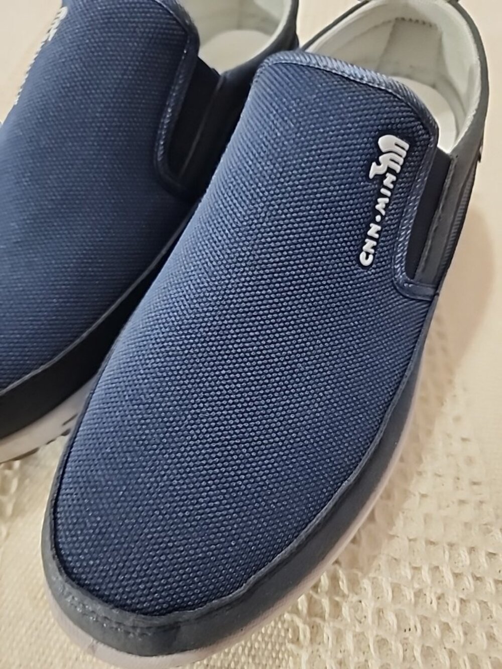 CNA-TROP Blue Men's Slip On Orthopedic Outdoor Walking Shoes Size 42